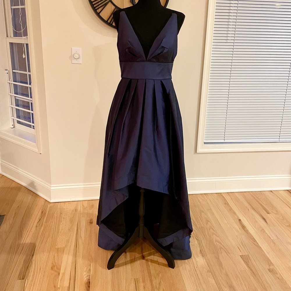 Navy Blue Aidan Mattox Gown